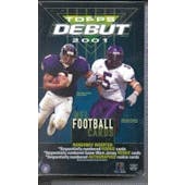 2001 Topps Debut Football Hobby Box