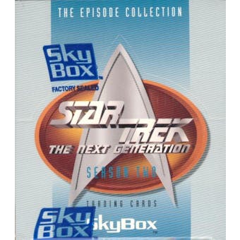 Star Trek: The Next Generation Season Two Hobby Box (1995 Skybox) (Reed Buy)