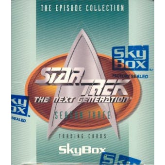 Star Trek: The Next Generation Season Three Hobby Box (1995 Skybox) (Reed Buy)