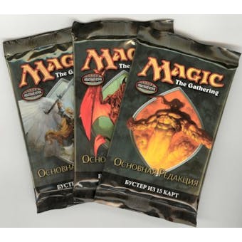 Magic the Gathering 9th Edition Booster Pack (Russian Black Bordered)