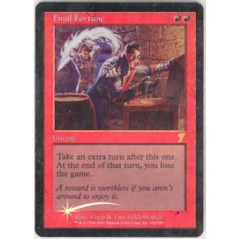 Magic the Gathering 7th Edition Single Final Fortune Foil