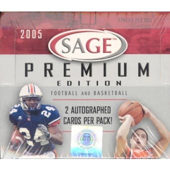 2005 Sage Premium Football & Basketball Hobby Box