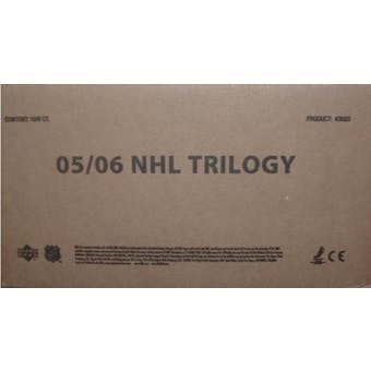 2005/06 Upper Deck Trilogy Hockey Hobby 10-Box Case