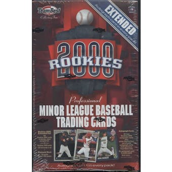 2000 Team Best Rookies Extended Baseball Hobby Box