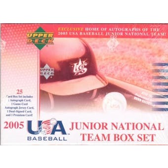 2006 Upper Deck Team USA Baseball National Junior Team Set (Box)