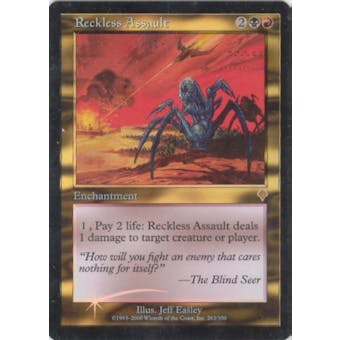Magic the Gathering Invasion Single Reckless Assault Foil