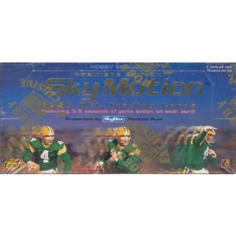 1996 Skybox Skymotion Football Hobby Box