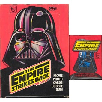 Star Wars Empire Strikes Back Series 1 Wax Box (1980 Topps)