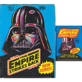 Star Wars Empire Strikes Back Series 2 Wax Box (1980 Topps)