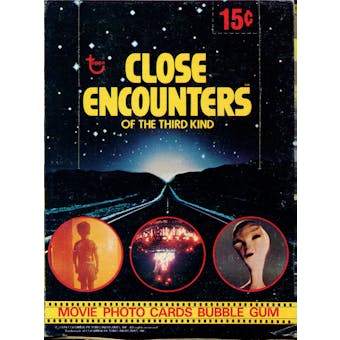 Close Encounters of the Third Kind Wax Box (1978 Topps)