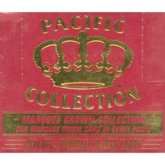 1994 Pacific Marquee Crown Collection Football Hobby Box