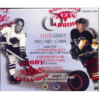 2001/02 Fleer Legacy Hockey Hobby Box