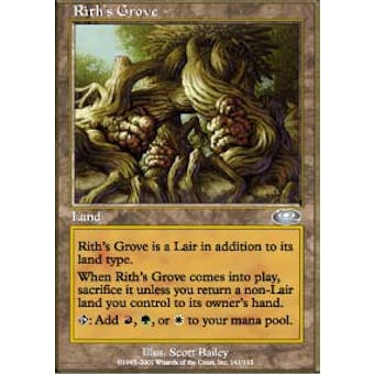 Magic the Gathering Planeshift Single Rith's Grove FOIL - MODERATE PLAY (MP)