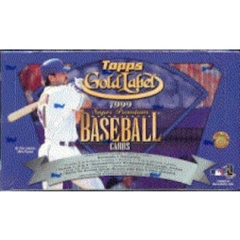 1999 Topps Gold Label Baseball Hobby Box