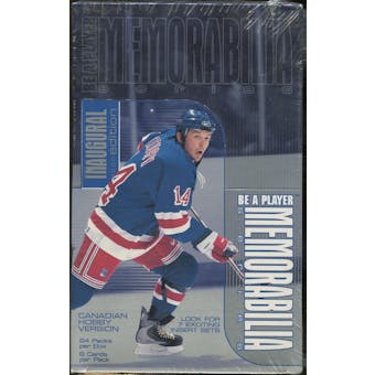 1999/00 Be A Player Memorabilia Hockey Canadian Hobby Box