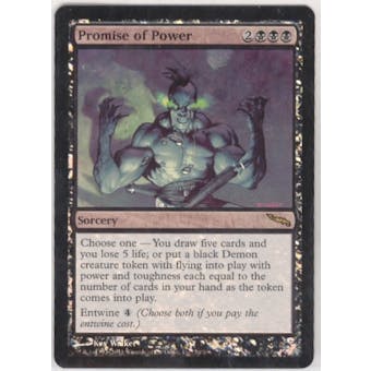 Magic the Gathering Mirrodin Single Promise of Power Foil