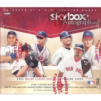 2005 Fleer Skybox Autographics Baseball Hobby Box (Upper Deck)