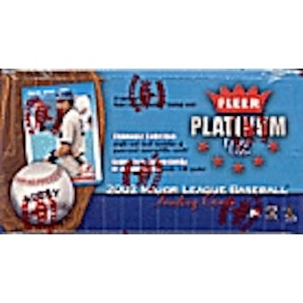 2002 Fleer Platinum Baseball Hobby Box