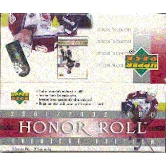 2001/02 Upper Deck Honor Roll Hockey Hobby Box