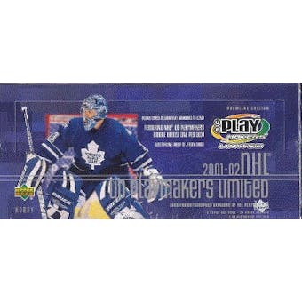 2001/02 Upper Deck Playmakers Hockey Hobby Box