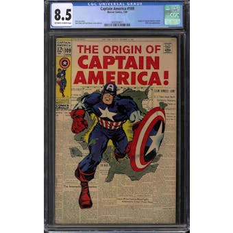 Captain America #109 CGC 8.5 (OW-W) *3692529011*