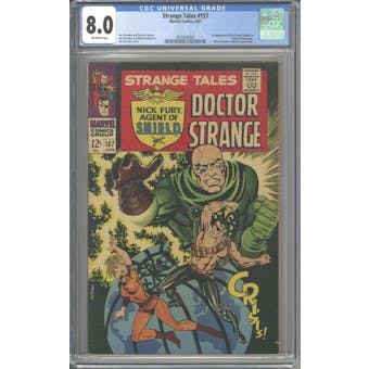 Strange Tales #157 CGC 8.0 (OW) *3692650002* Comic Big Box 2 - (Hit Parade Inventory)