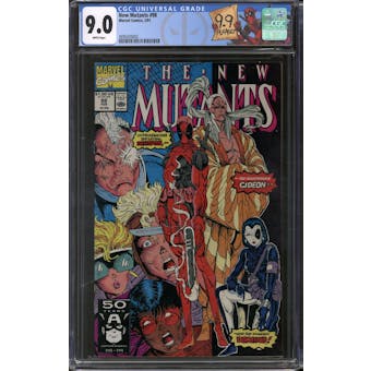 New Mutants #98 CGC 9.0 (W) *3695420002*