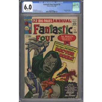Fantastic Four Annual #2 CGC 6.0 (OW) *3695499003* Comic Big Box 2 - (Hit Parade Inventory) *Cage*
