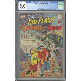 Brave and the Bold #54 CGC 5.0 (OW-W) *3695500003*