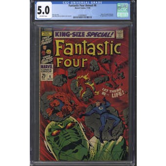 Fantastic Four Annual #6 CGC 5.0 (OW) *3700089001*