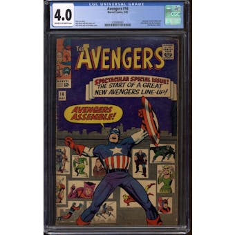 Avengers #16 CGC 4.0 (C-OW) *3700093001*