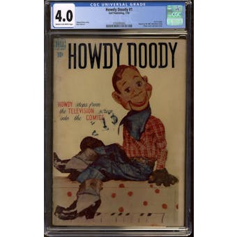 Howdy Doody #1 CGC 4.0 (C-OW) *3700093005*