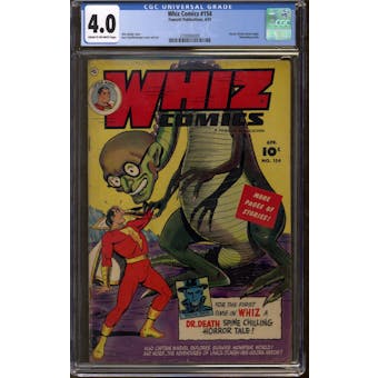 Whiz Comics #154 CGC 4.0 (C-OW) *3700093009*