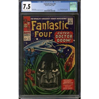 Fantastic Four #57 CGC 7.5 (OW-W) *3701227005*