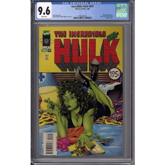 Incredible Hulk #441 CGC 9.6 (W) *3706482025*
