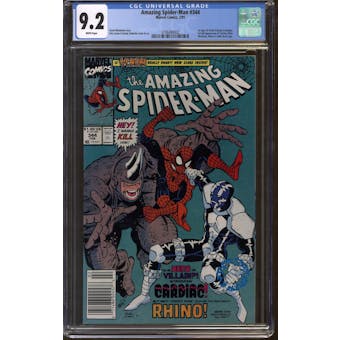 Amazing Spider-Man #344 CGC 9.2 (W) Newsstand *3706490002*