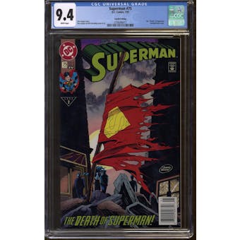 Superman #75 CGC 9.4 (W) Fourth Printing *3706490011*