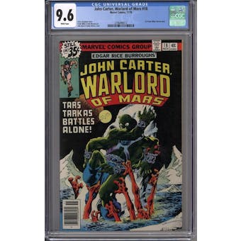 John Carter, Warlord of Mars #18 CGC 9.6 (W) *3706490012*