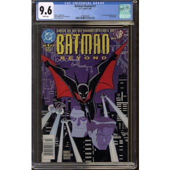 Batman Beyond #1 CGC 9.6 (W) Newsstand *3706491004*