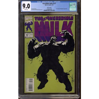 Incredible Hulk #377 CGC 9.0 (W) Third Printing *3706491006*