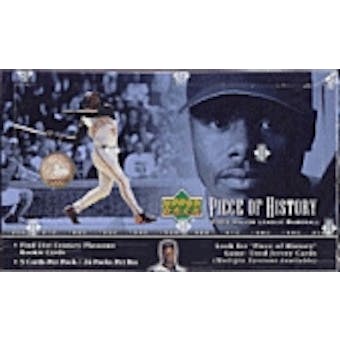 2002 Upper Deck Piece Of History Baseball Hobby Box