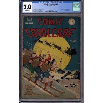 Comic Cavalcade #19 CGC 3.0 (OW) *3709611001*