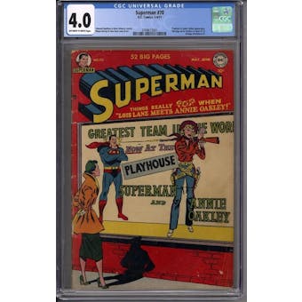 Superman #70 CGC 4.0 (OW-W) *3709612001*