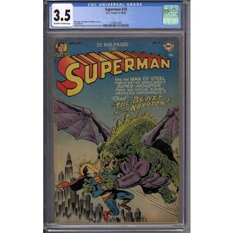 Superman #78 CGC 3.5 (OW-W) *3709612002*
