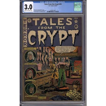 Tales From The Crypt #25 CGC 3.0 (C-OW) *3709612003*