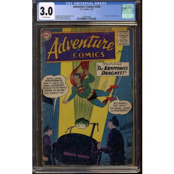 Adventure Comics #256 CGC 3.0 (OW) *3709824002*
