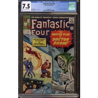 Fantastic Four #23 CGC 7.5 (OW-W) *3709824005*