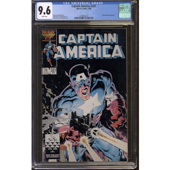 Captain America #321 CGC 9.6 (W) *3709825010*