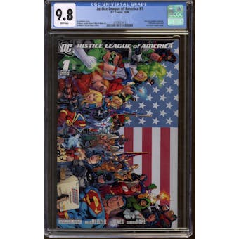 Justice League of America #1 CGC 9.8 (W) Retailer Incentive *3709825013* - (Hit Parade Inventory)