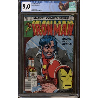 Iron Man #128 CGC 9.0 (W) Iron Man Label *3709826008*